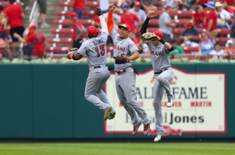 ST. LOUIS, MO – JULY 4: Marcell Ozuna