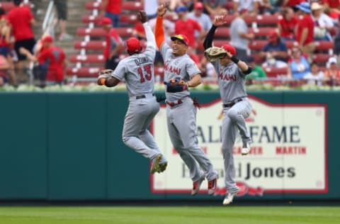 ST. LOUIS, MO – JULY 4: Marcell Ozuna