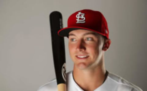 JUPITER, FL – FEBRUARY 20: Andrew Knizner #93 of the St. Louis Cardinals poses for a portrait at Roger Dean Stadium on February 20, 2018 in Jupiter, Florida. (Photo by Streeter Lecka/Getty Images)