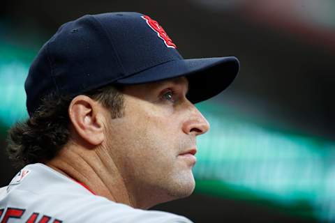 CINCINNATI, OH – APRIL 13: Mike Matheny the manager of the St. Louis Cardinals watches the action against the Cincinnati Reds at Great American Ball Park on April 13, 2018 in Cincinnati, Ohio. (Photo by Andy Lyons/Getty Images)