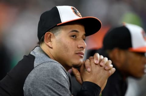 BALTIMORE, MD – JUNE 11: Manny Machado #13 of the Baltimore Orioles watches the game in the seventh inning against the Boston Red Sox at Oriole Park at Camden Yards on June 11, 2018 in Baltimore, Maryland. (Photo by Greg Fiume/Getty Images)