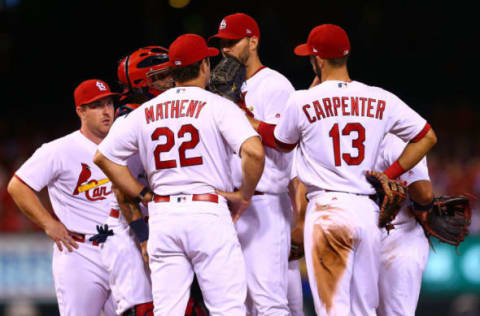 ST. LOUIS, MO – AUGUST 11: Manager Mike Matheny