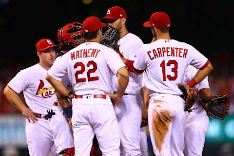 ST. LOUIS, MO – AUGUST 11: Manager Mike Matheny