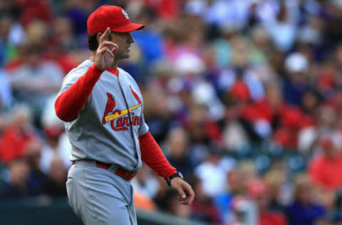 DENVER, CO – SEPTEMBER 19: Manager Mike Matheny