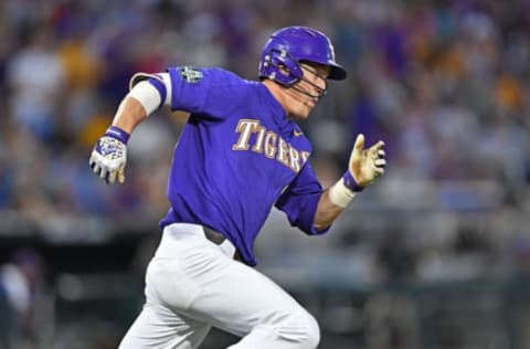 OMAHA, NE – JUNE 26: Right fielder Greg Deichmann