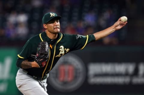 ARLINGTON, TX – SEPTEMBER 28: Sean Manaea