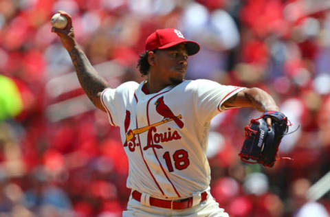 ST. LOUIS, MO – JUNE 10: Starter Carlos Martinez