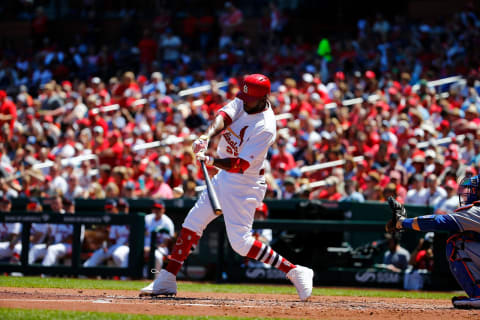 Dexter Fowler for the St. Louis Cardinals. (Photo by Dilip Vishwanat/Getty Images)