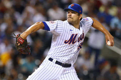 NEW YORK, NY – SEPTEMBER 12: Brad Hand #52 of the New York Mets in action against the New York Yankees during a game at Citi Field on September 12, 2021 in New York City. (Photo by Rich Schultz/Getty Images)