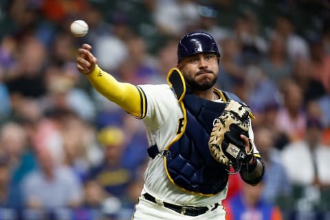 Omar Narvaez (Photo by John Fisher/Getty Images)