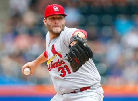 NEW YORK, NY – JULY 20: Lance Lynn #31 of the St. Louis Cardinals in action against the New York Mets at Citi Field on July 20, 2017 in the Flushing neighborhood of the Queens borough of New York City. The Mets defeated the Cardinals 3-2. (Photo by Jim McIsaac/Getty Images)