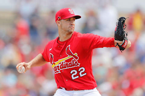 Jack Flaherty #22 of the St. Louis Cardinals – (Photo by Michael Reaves/Getty Images)