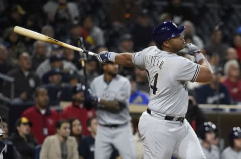 SAN DIEGO, CA – MAY 15: Jesus Aguilar