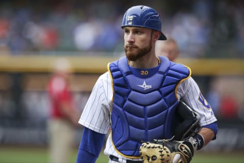 MILWAUKEE, WI – JULY 29: Catcher Jonathan Lucroy