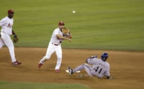 ST. LOUIS – JUNE 25: Second baseman Fernando Vina