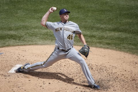 Corey Knebel, Milwaukee Brewers Mandatory Credit: Kamil Krzaczynski-USA TODAY Sports