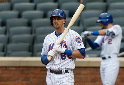 NEW YORK, NY – SEPTEMBER 13: Jeff McNeil #68 of the New York Mets against the Miami Marlins at Citi Field on September 13, 2018 in the Flushing neighborhood of the Queens borough of New York City. The Mets defeated the Marlins 4-3. (Photo by Jim McIsaac/Getty Images)