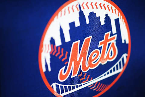 BOSTON, MA – SEPTEMBER 15: A detailed view of the ball bag for the New York Mets sits by the dugout before a game against the Boston Red Sox at Fenway Park on September 15, 2018 in Boston, Massachusetts. (Photo by Adam Glanzman/Getty Images)