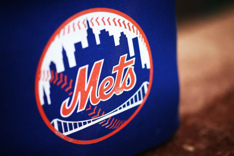 BOSTON, MA – SEPTEMBER 15: A detailed view of the ball bag for the New York Mets sits by the dugout before a game against the Boston Red Sox at Fenway Park on September 15, 2018 in Boston, Massachusetts. (Photo by Adam Glanzman/Getty Images)