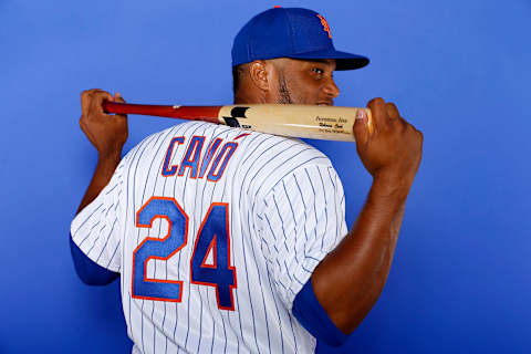 PORT ST. LUCIE, FLORIDA – FEBRUARY 21: Robinson Cano #24 of the New York Mets poses for a photo on Photo Day at First Data Field on February 21, 2019 in Port St. Lucie, Florida. (Photo by Michael Reaves/Getty Images)