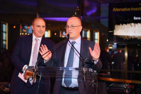 NEW YORK, NEW YORK – APRIL 10: Point72 Asset Management and Gala Chair Steven A. Cohen speaks on stage the Lincoln Center Alternative Investment Gala at The Rainbow Room on April 10, 2019 in New York City. (Photo by Dave Kotinsky/Getty Images for Lincoln Center)