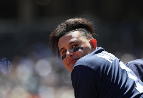 NEW YORK, NEW YORK – MAY 27: Manny Machado #13 of the San Diego Padres looks on against the New York Yankees during their game at Yankee Stadium on May 27, 2019 in New York City. (Photo by Al Bello/Getty Images)