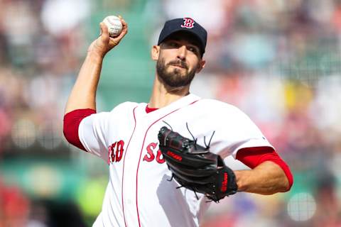 New York Mets pitcher Rick Porcello (Photo by Adam Glanzman/Getty Images)