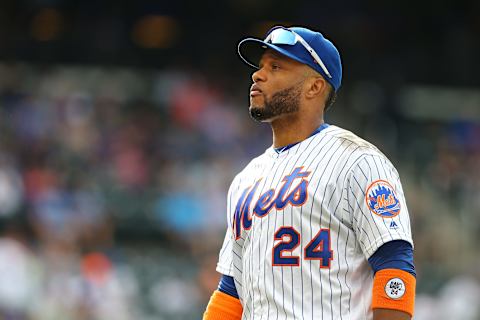 NEW YORK, NY – SEPTEMBER 08: Robinson Cano #24 of the New York Mets in action against the Philadelphia Phillies during a game at Citi Field on September 8, 2019 in New York City. (Photo by Rich Schultz/Getty Images)