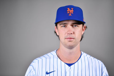 PORT ST. LUCIE, FLORIDA – FEBRUARY 20: Kevin Smith #84 of the New York Mets poses for a photo during Photo Day at Clover Park on February 20, 2020 in Port St. Lucie, Florida. (Photo by Mark Brown/Getty Images)