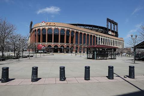 FLUSHING, NEW YORK – MARCH 26: Citi Field is empty on the scheduled date for Opening Day March 26, 2020 in Flushing, New York. Major League Baseball has postponed the start of its season due to the coronavirus (COVID-19) outbreak and MLB commissioner Rob Manfred recently said the league is “probably not gonna be able to” play a full 162-game regular season. (Photo by Al Bello/Getty Images)