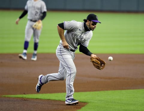 Is Nolan Arenado the third baseman from offseason New York Mets trade rumors that makes the most sense? (Photo by Bob Levey/Getty Images)