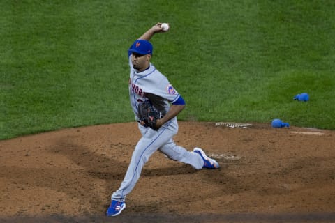 PHILADELPHIA, PA – SEPTEMBER 16: Edwin Diaz #39 of the New York Mets throws a pitch against the Philadelphia Phillies at Citizens Bank Park on September 16, 2020 in Philadelphia, Pennsylvania. The Mets beat the Phillies 5-4. (Photo by Mitchell Leff/Getty Images)