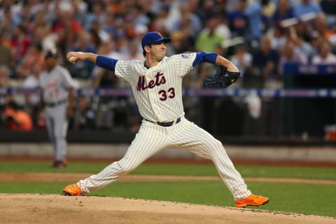 NEW YORK, NY – JULY 16: National League All-Star Matt Harvey #33 of the New York Mets pitches against the American League All-Stars during the 84th MLB All-Star Game on July 16, 2013 at Citi Field in the Flushing neighborhood of the Queens borough of New York City. (Photo by Mike Ehrmann/Getty Images)