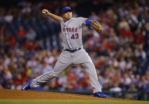 PHILADELPHIA, PA – APRIL 10: Addison Reed #43 of the New York Mets in action during a game against the Philadelphia Phillies at Citizens Bank Park on April 10, 2017 in Philadelphia, Pennsylvania. The Mets defeated the Phillies 4-3. (Photo by Rich Schultz/Getty Images)