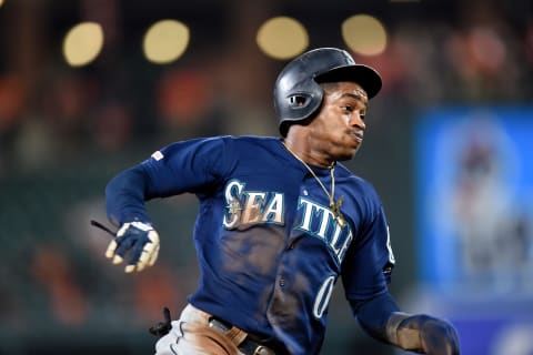 BALTIMORE, MD – SEPTEMBER 21: Mallex Smith #0 of the Seattle Mariners runs the bases against the Baltimore Orioles at Oriole Park at Camden Yards on September 21, 2019 in Baltimore, Maryland. (Photo by G Fiume/Getty Images)