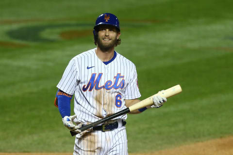 NEW YORK, NEW YORK – JULY 30: Jeff McNeil #6 of the New York Mets in action against the Boston Red Sox at Citi Field on July 30, 2020 in New York City. Boston Red Sox defeated the New York Mets 4-2. (Photo by Mike Stobe/Getty Images)