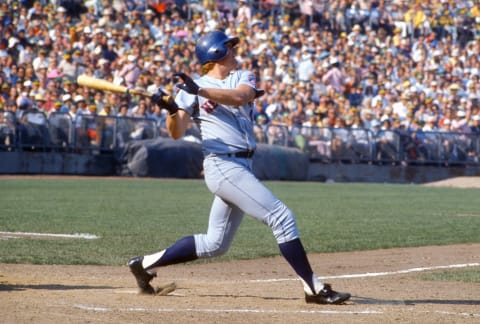 OAKLAND, CA – OCTOBER 1973: Rusty Staub #3 of the New York Mets bats against the Oakland Athletics during the World Series in October 1973 at The Oakland-Alameda County Coliseum in Oakland, California. The Athletics won the series 4-3. (Photo by Focus on Sport/Getty Images)