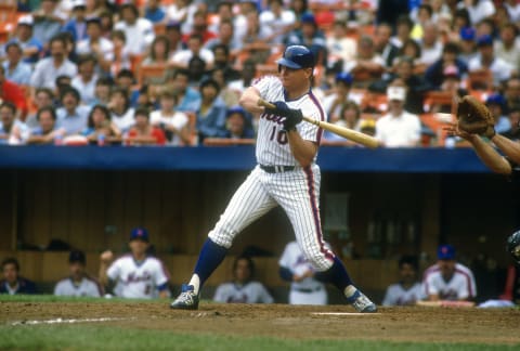 NEW YORK – CIRCA 1981: Rusty Staub #10 of the New York Mets bats during an Major League Baseball game circa 1981 at Shea Stadium in the Queens borough of New York City. Staub played for the Mets from 1972-75 and 1981-85. (Photo by Focus on Sport/Getty Images)