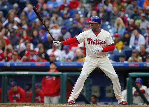 PHILADELPHIA, PA – OCTOBER 01: Ryan Howard #6 of the Philadelphia Phillies in action against the New York Mets during a game at Citizens Bank Park on October 1, 2016 in Philadelphia, Pennsylvania. (Photo by Rich Schultz/Getty Images)