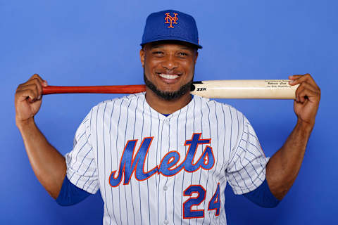 PORT ST. LUCIE, FLORIDA – FEBRUARY 21: Robinson Cano #24 of the New York Mets poses for a photo on Photo Day at First Data Field on February 21, 2019 in Port St. Lucie, Florida. (Photo by Michael Reaves/Getty Images)