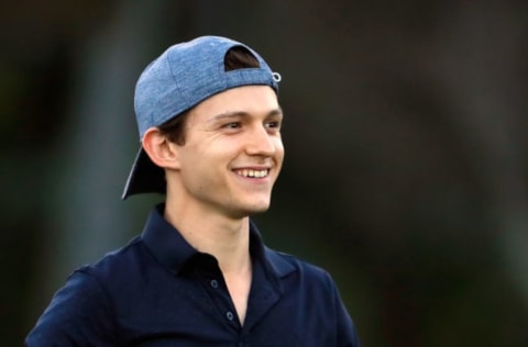 HONOLULU, HI – JANUARY 09: Actor Tom Holland looks on during a practice round ahead of the Sony Open In Hawaii at Waialae Country Club on January 9, 2019 in Honolulu, Hawaii. (Photo by Kevin C. Cox/Getty Images)