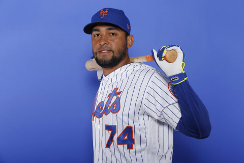 PORT ST. LUCIE, FLORIDA – FEBRUARY 21: Ali Sanchez #74 of the New York Mets poses for a photo on Photo Day at First Data Field on February 21, 2019 in Port St. Lucie, Florida. (Photo by Michael Reaves/Getty Images)