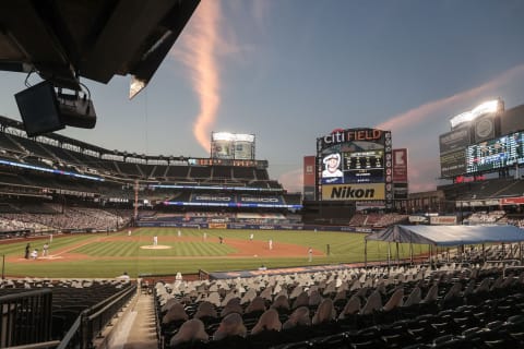 Aug 10, 2020; New York City, New York, USA; A general view of Citi Field during the top of the fifth inning of the game between the New York Mets and the Washington Nationals. Mandatory Credit: Vincent Carchietta-USA TODAY Sports