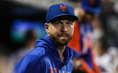 Sep 12, 2021; New York City, New York, USA; New York Mets pitcher Jacob deGrom (48) at Citi Field. Mandatory Credit: Wendell Cruz-USA TODAY Sports