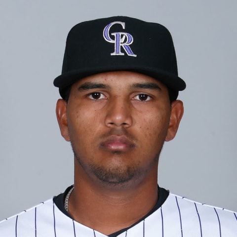 Feb 29, 2016; Scottsdale, AZ, USA; Colorado Rockies starting pitcher German Marquez (86) poses for photo day at Salt River Fields. Mandatory Credit: Rick Scuteri-USA TODAY Sports