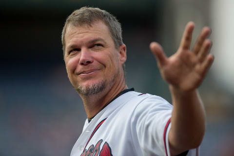 Former Braves third baseman (and left fielder, at one point) Chipper Jones. Getty Images.