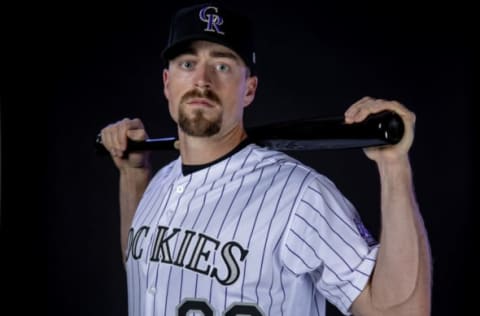 SCOTTSDALE, AZ – FEBRUARY 20: Tom Murphy #23 of the Colorado Rockies poses during MLB Photo Day on February 20, 2019 at Salt River Fields at Talking Stick in Scottsdale, Arizona. (Photo by Justin Tafoya/Getty Images)