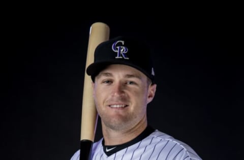 SCOTTSDALE, AZ – FEBRUARY 20: Tyler Nevin #72 of the Colorado Rockies poses during MLB Photo Day on February 20, 2019 at Salt River Fields at Talking Stick in Scottsdale, Arizona. (Photo by Justin Tafoya/Getty Images)