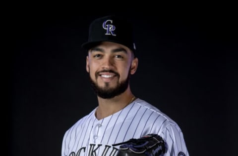 SCOTTSDALE, AZ – FEBRUARY 20: Justin Lawrence #74 of the Colorado Rockies poses during MLB Photo Day on February 20, 2019 at Salt River Fields at Talking Stick in Scottsdale, Arizona. (Photo by Justin Tafoya/Getty Images)