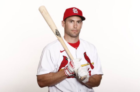 JUPITER, FLORIDA – FEBRUARY 19: Paul Goldschmidt #46 of the St. Louis Cardinals poses for a photo on Photo Day at Roger Dean Chevrolet Stadium on February 19, 2020 in Jupiter, Florida. (Photo by Michael Reaves/Getty Images)